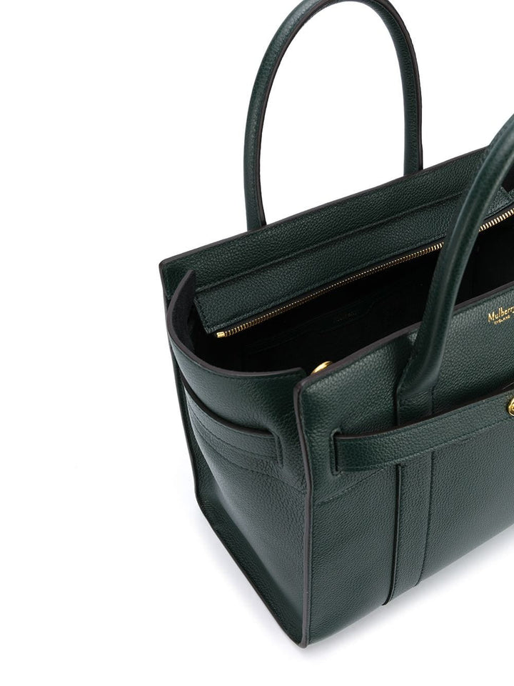 Mulberry Small Zipped Bayswater Sml Classic Grain Green 4