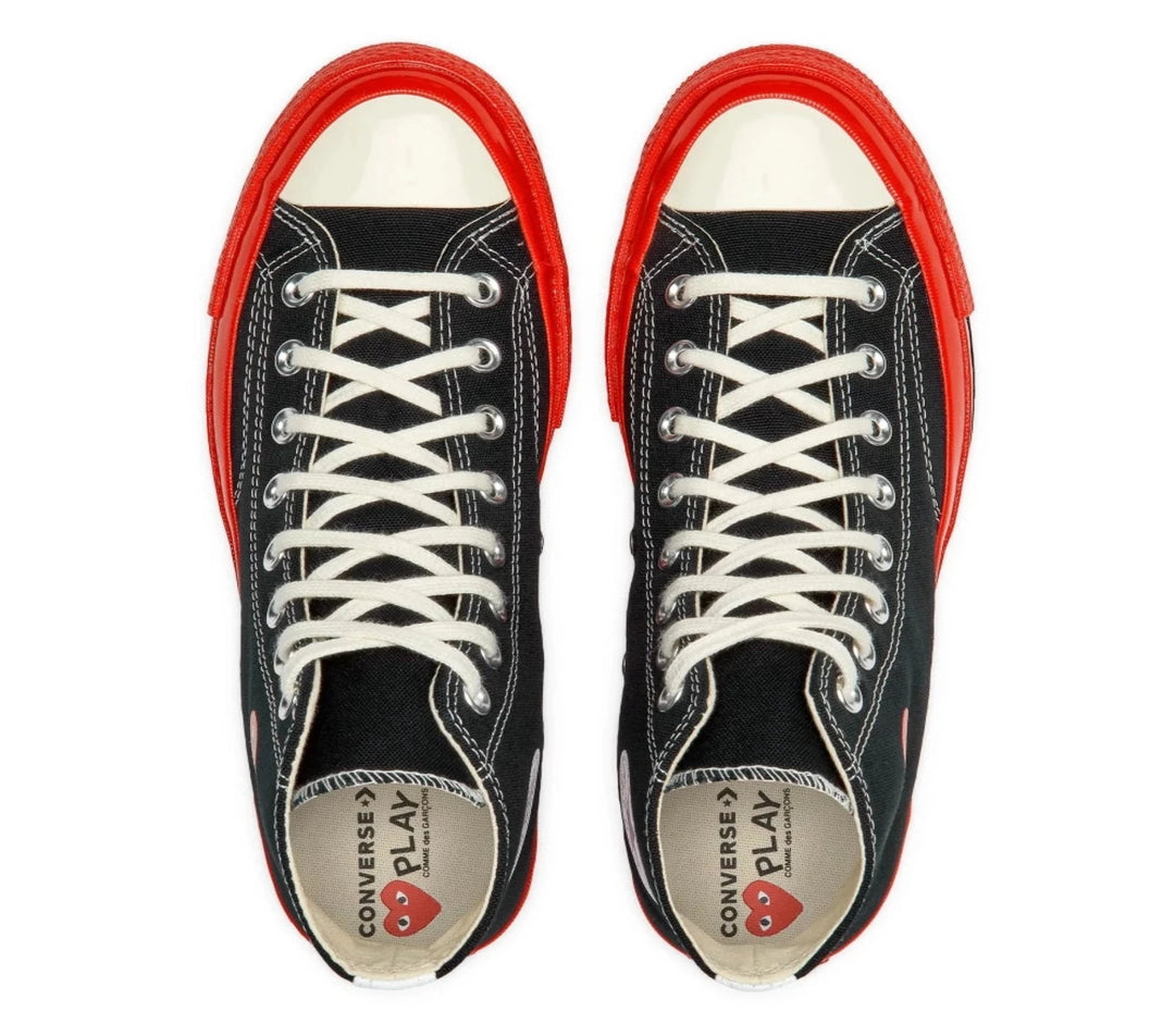 PLAY Comme des Gar??ons High Cut Converse Chuck Taylor Black 4