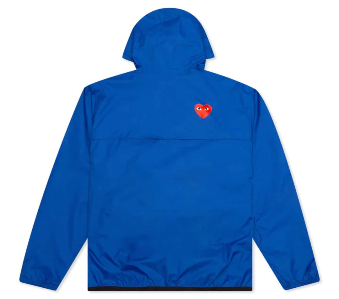 PLAY Comme des Gar??ons K-Way Full Zip Hoodie Men Blue 2