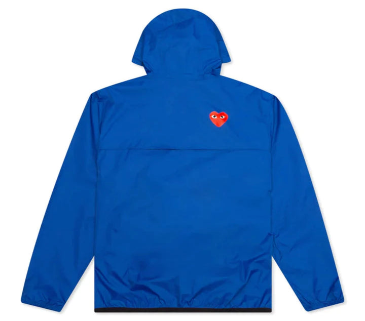 PLAY Comme des Gar??ons K-Way Full Zip Hoodie Men Blue 2