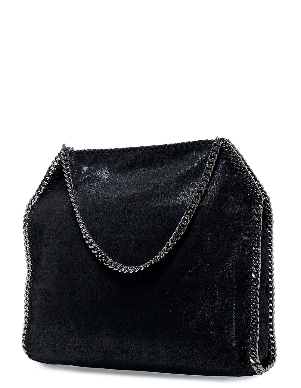 Stella McCartney Falabella Small Tote Eco Shaggy Bag Black 2