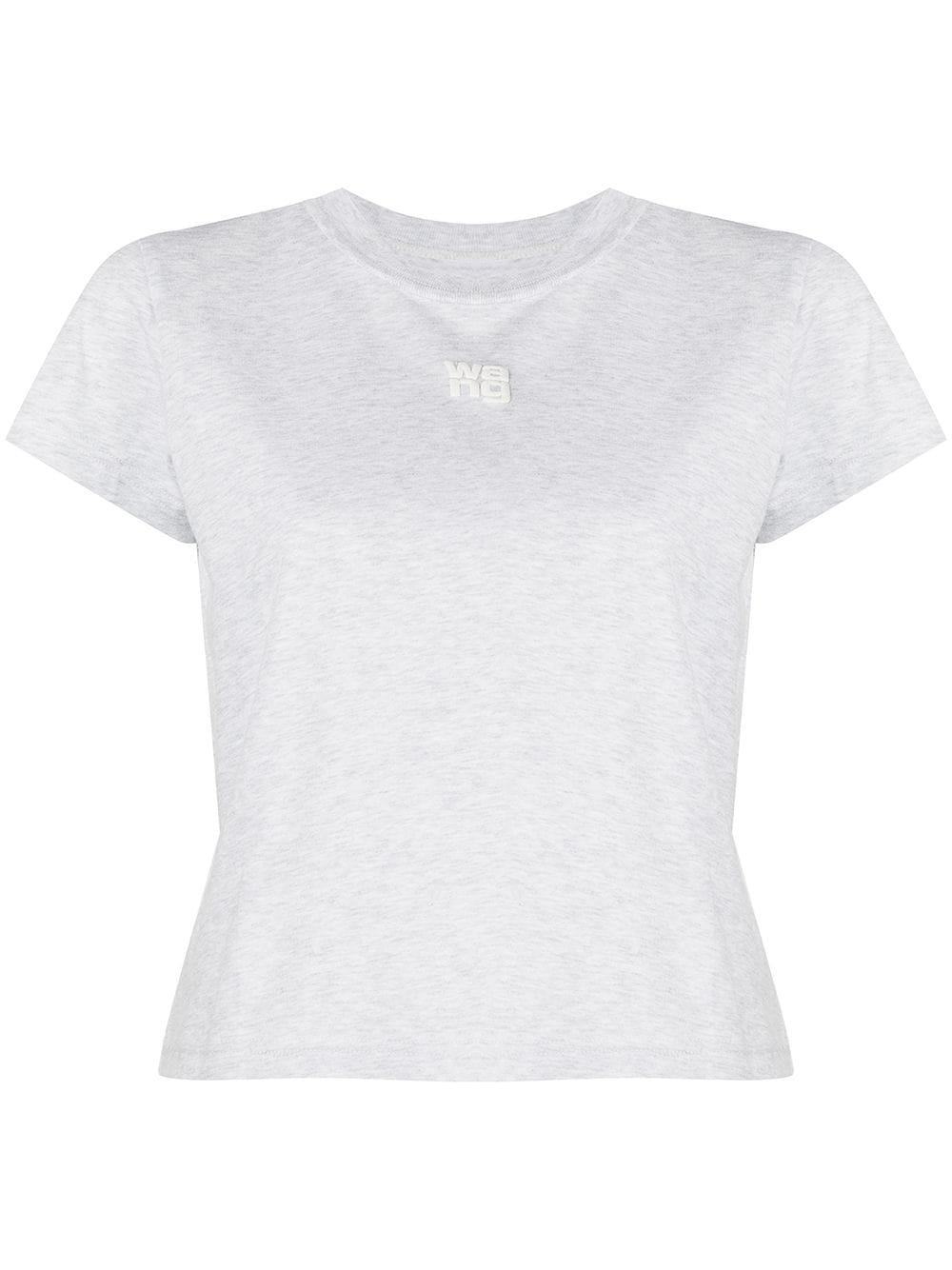 T By Alexander Wang Essential Jersey Shrunk Tee Grey 1