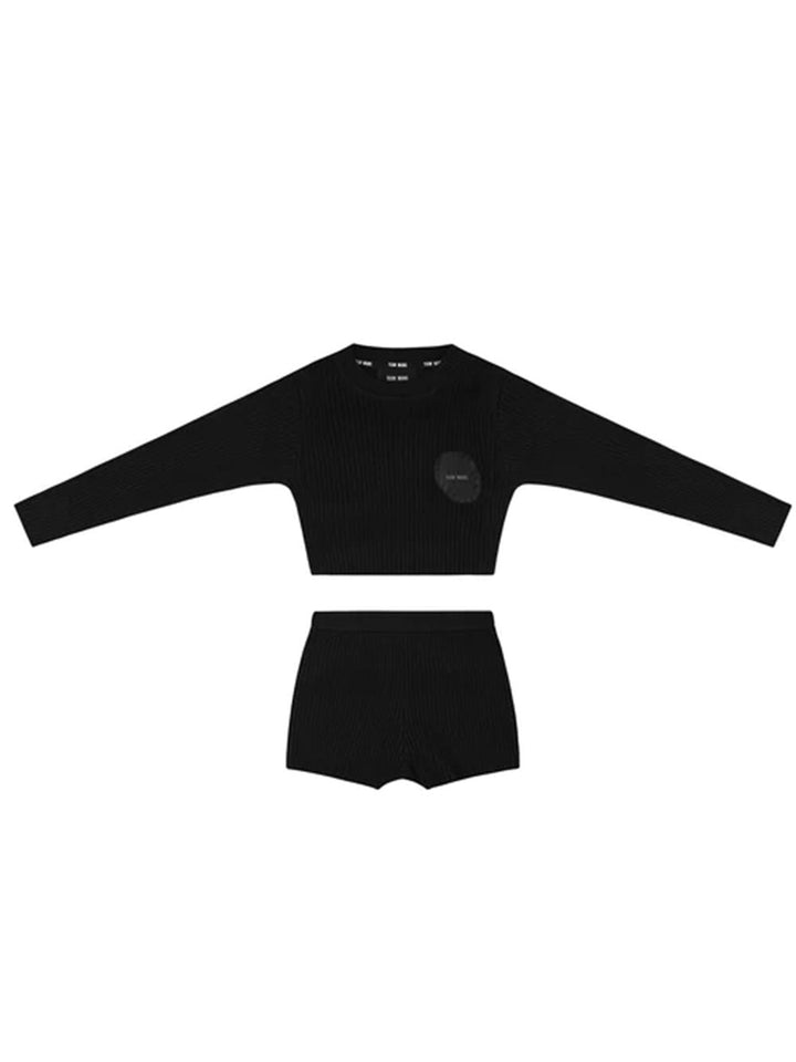    TEAM-WANG-Design-Balloon-Top-And-Shorts-Set-Black-1