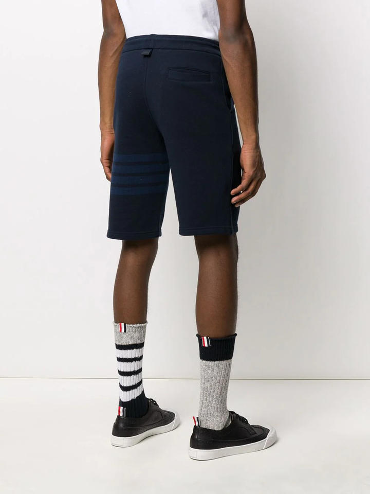 Thom-Browne-Classic-Sweat-Shorts-In-Tonal-Navy-2