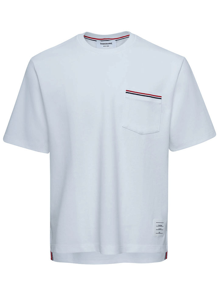 Thom-Browne-Oversized-Short-Sleeve-Pocket-Tee-White-1