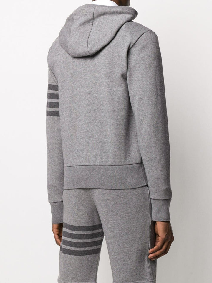 Thom-Browne-Relaxed-Fit-Zip-Up-Hoodie-Light-Grey-2