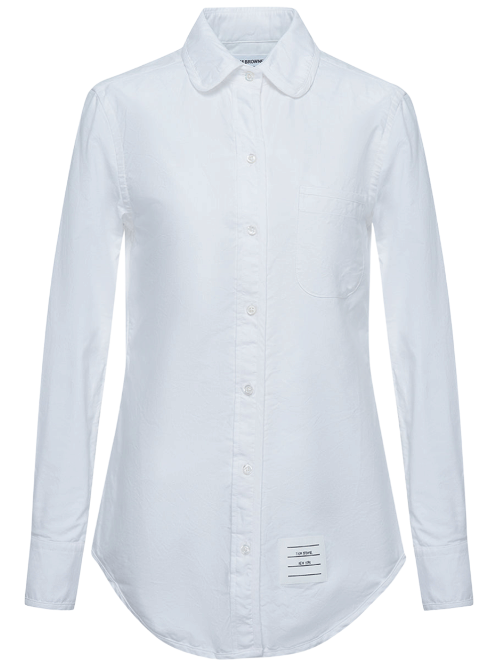 Thom-Browne-Rwb-Centre-Back-Stripe-Classic-Round-Collar-Shirt-White-1