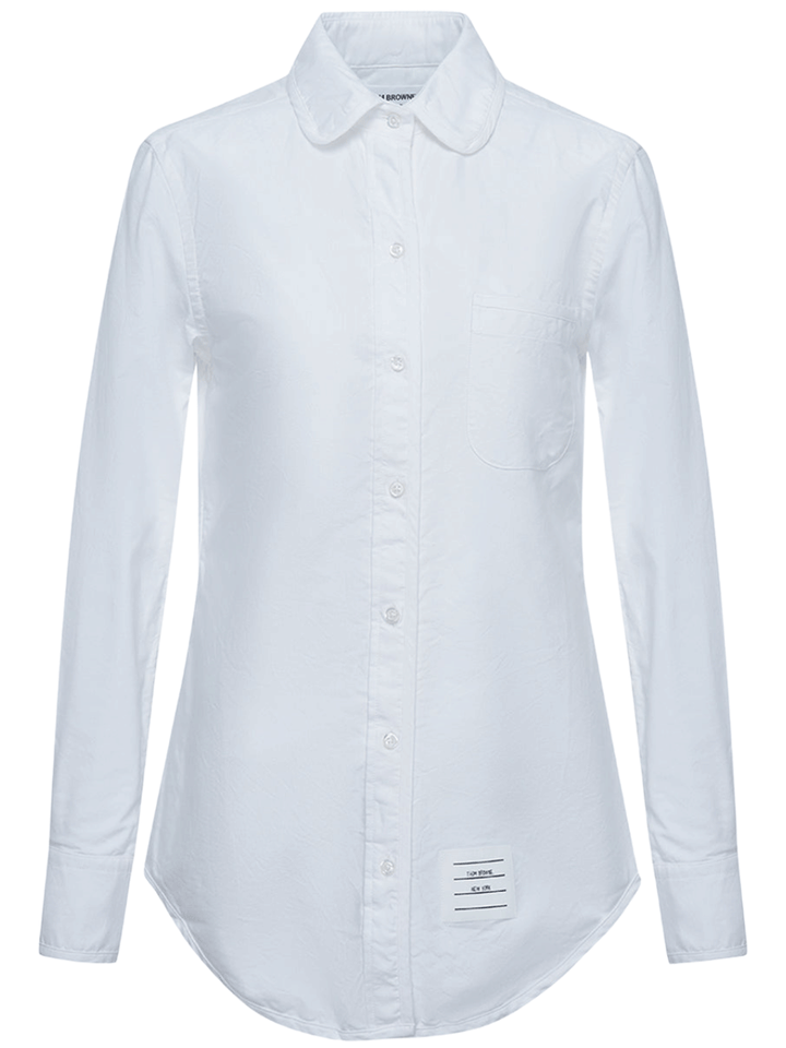 Thom-Browne-Rwb-Centre-Back-Stripe-Classic-Round-Collar-Shirt-White-1