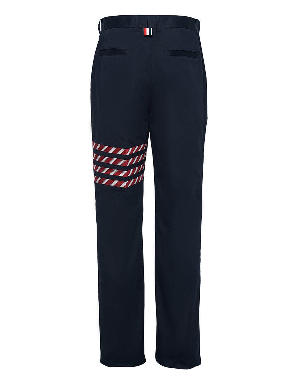 Thom Browne 4Bar Belt Loop Straight Leg Trousers Navy 2