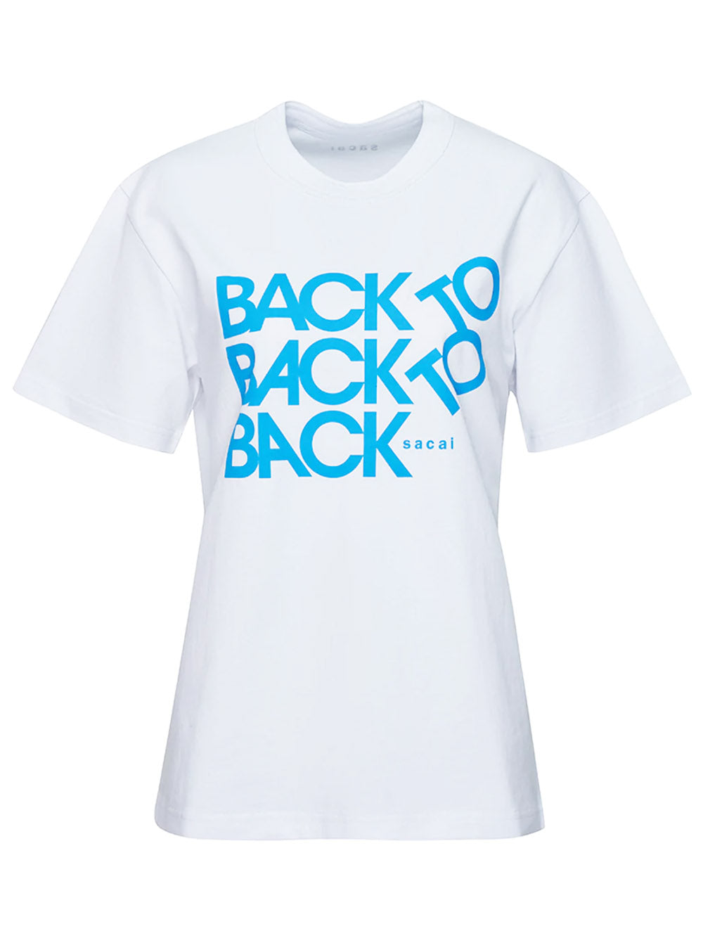 sacai Back To Back To Back T-Shirt White 1